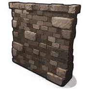 High External stone wall