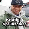 Kräftiger Sprühschiss