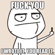 YOU FUCKING SUCK