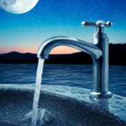 Moon Lit Faucet