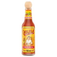 Bottle of Cholula Hot Sauce