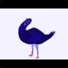 Purple dove is luv
