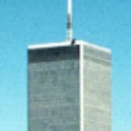 Left twin tower