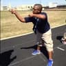 Kneewith a rocket launcher