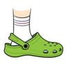 Crocs with Socks