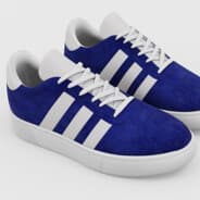 blue shoe