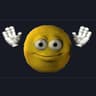 yellow dude with hands up