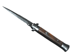 ★ Stiletto Knife | Damascus Steel (Well-Worn)