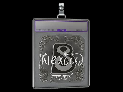Sticker Slab | alex666 (Foil) | Austin 2025