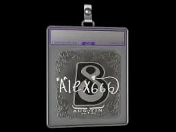 Sticker Slab | alex666 (Foil) | Austin 2025