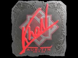 Sticker | khaN (Foil) | Austin 2025