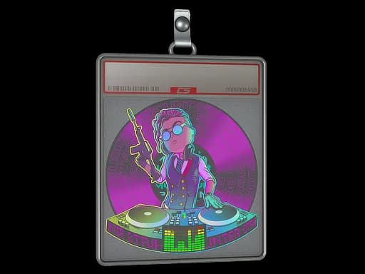 Sticker Slab | DJ Safecracker (Lenticular)