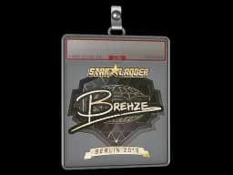 Sticker Slab | Brehze (Gold) | Berlin 2019