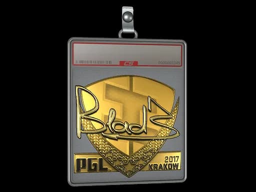 Sticker Slab | B1ad3 (Gold) | Krakow 2017