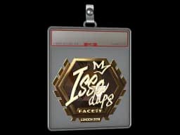 Sticker Slab | ISSAA (Gold) | London 2018