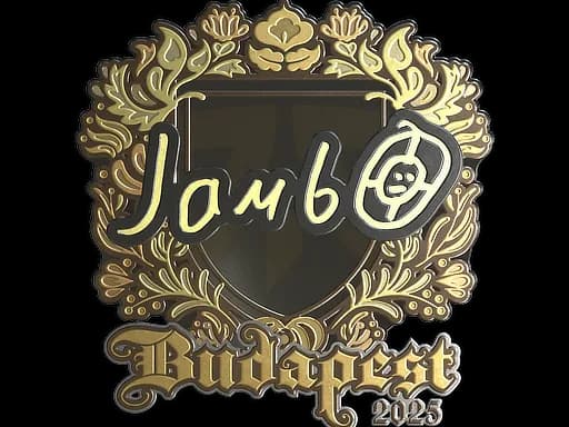 Sticker | jambo (Gold) | Budapest 2025