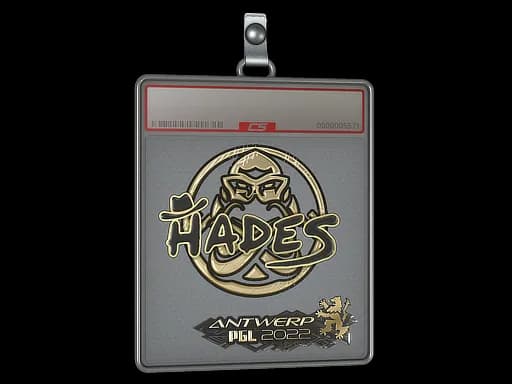 Sticker Slab | hades (Gold) | Antwerp 2022