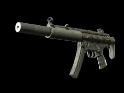 MP5-SD | Gold Leaf (Battle-Scarred)