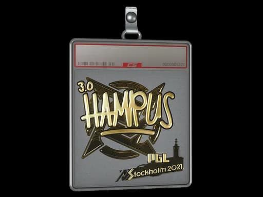 Sticker Slab | hampus (Gold) | Stockholm 2021