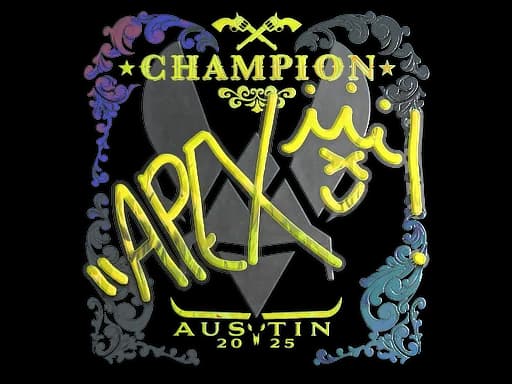 Sticker | apEX (Holo, Champion) | Austin 2025