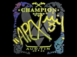 Sticker | apEX (Holo, Champion) | Austin 2025