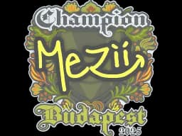Sticker | mezii (Champion) | Budapest 2025
