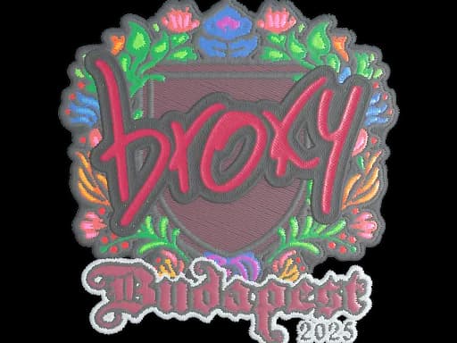 Sticker | broky (Embroidered) | Budapest 2025