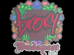Sticker | broky (Embroidered) | Budapest 2025