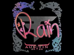 Sticker | rain (Holo) | Austin 2025