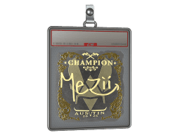 Sticker Slab | mezii (Gold, Champion) | Austin 2025