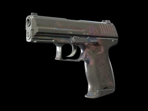 P2000 | Coral Halftone (Battle-Scarred)