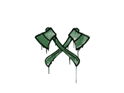 Sealed Graffiti | X-Axes (Jungle Green)