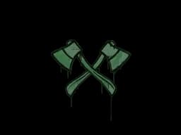 Sealed Graffiti | X-Axes (Jungle Green)