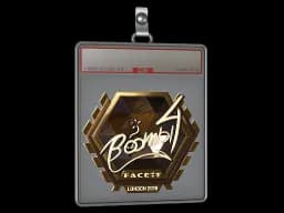 Sticker Slab | Boombl4 (Gold) | London 2018