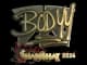 Sticker | bodyy (Gold) | Shanghai 2024 CS2 skin