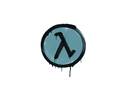 Sealed Graffiti | Lambda (Wire Blue)