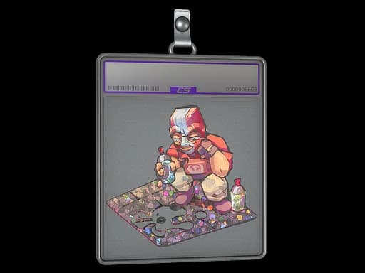 Sticker Slab | Street Artist (Glitter)