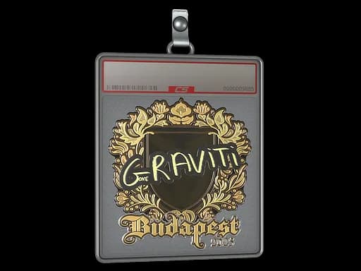 Sticker Slab | Graviti (Gold) | Budapest 2025