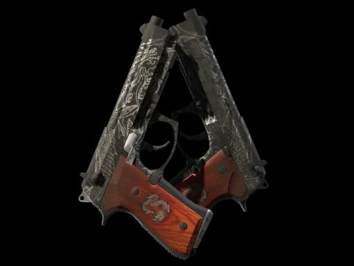 Dual Berettas | Dualing Dragons (Field-Tested)