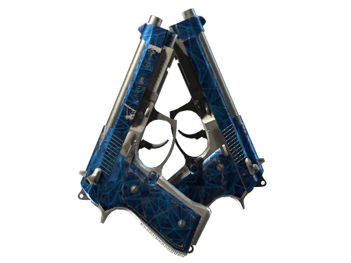 Dual Berettas | Cobalt Quartz (Field-Tested)