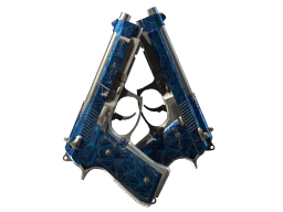 Dual Berettas | Cobalt Quartz (Field-Tested)