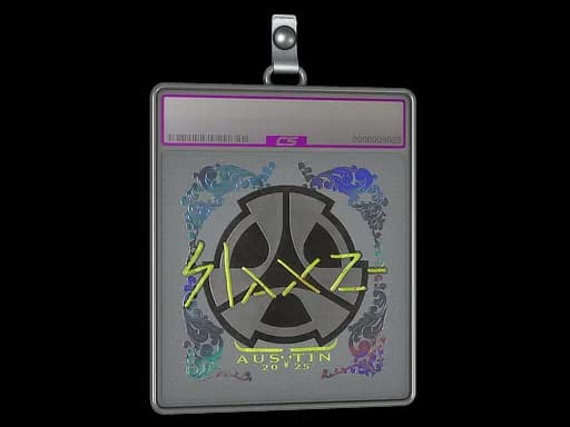 Sticker Slab | slaxz- (Holo) | Austin 2025