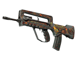 FAMAS | Eye of Athena (Battle-Scarred)