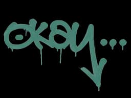 Sealed Graffiti | Okay (Frog Green)
