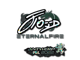 Sticker | xfl0ud (Glitter) | Antwerp 2022