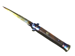 ★ Stiletto Knife | Case Hardened (Minimal Wear)
