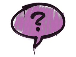 Sealed Graffiti | Question Mark (Bazooka Pink)