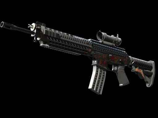 SG 553 | Heavy Metal (Minimal Wear)
