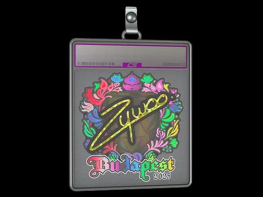 Sticker Slab | ZywOo (Holo) | Budapest 2025