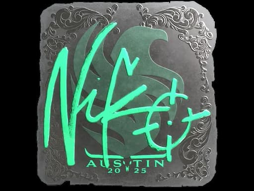 Sticker | NiKo (Foil) | Austin 2025